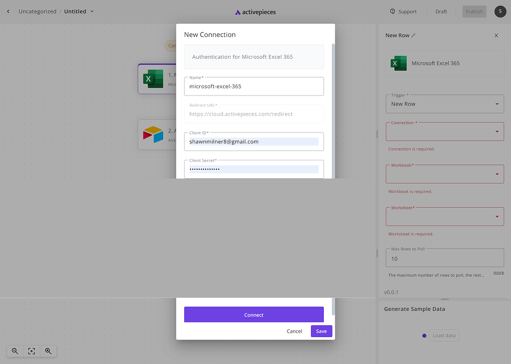 Darndest Time Getting Microsoft to connect - Discussions - Activepieces ...