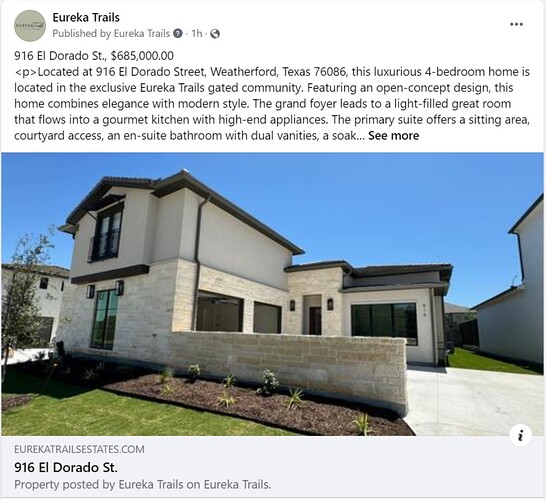 screen shot of 916 fb post