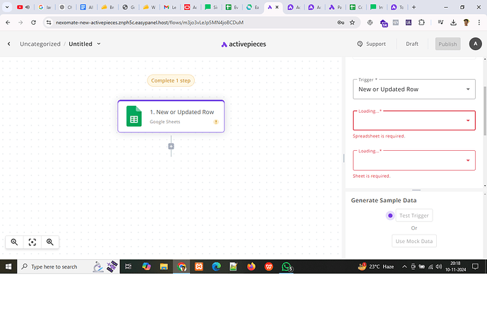 Activepieces Error