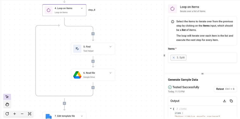 Access "Read files" inside loop - Need help - Activepieces Community