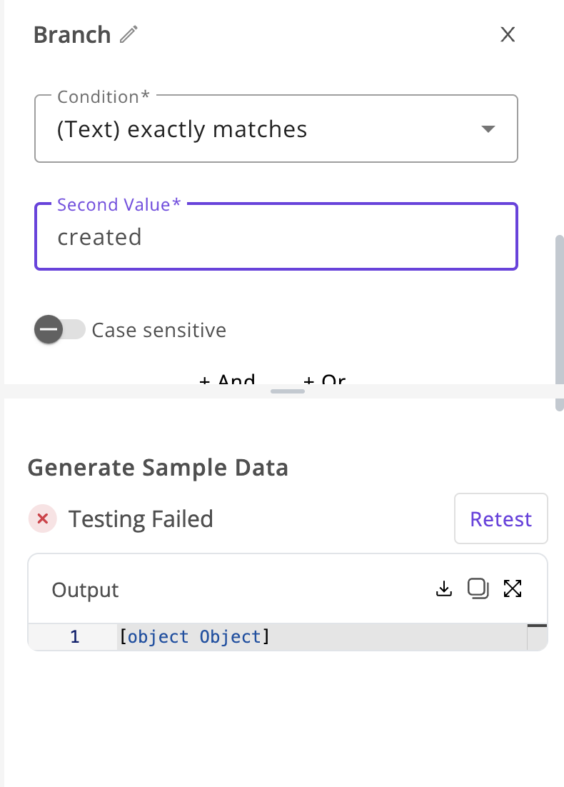 Testing step keeps loading forever - Need help - Activepieces 