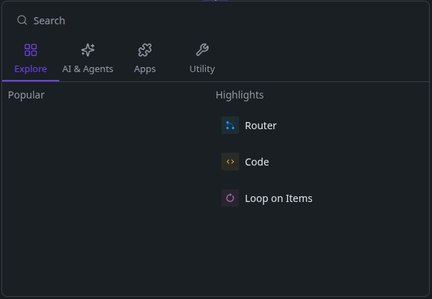 no pieces showing in pieces selection panel